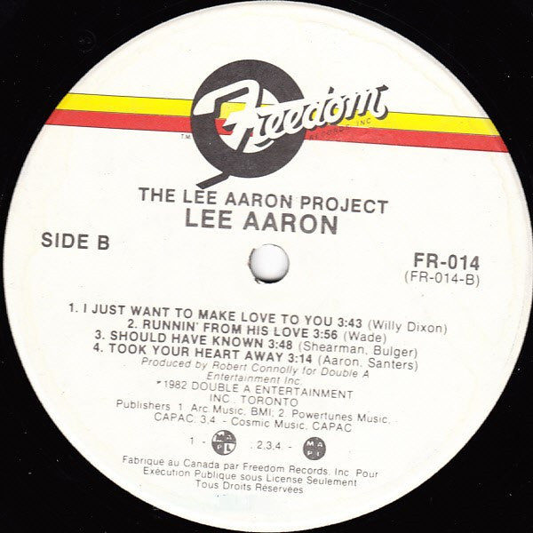 Lee Aaron : The Lee Aaron Project (LP, Album)
