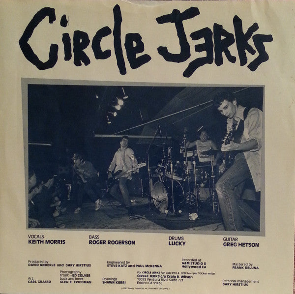 Circle Jerks : Wild In The Streets (LP, Album)