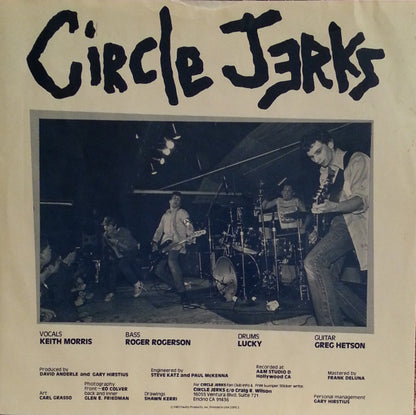 Circle Jerks : Wild In The Streets (LP, Album)