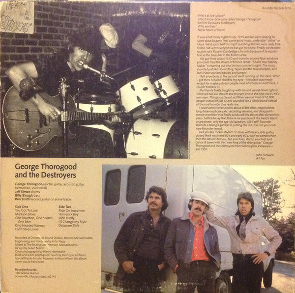George Thorogood And The Destroyers* : George Thorogood And The Destroyers (LP, Album)