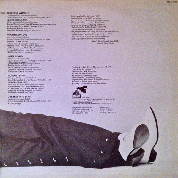 Lonnie Liston Smith & The Cosmic Echoes* : Reflections Of A Golden Dream (LP, Album, Ind)