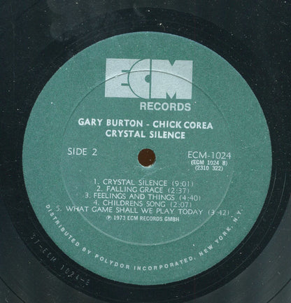 Gary Burton - Chick Corea* : Crystal Silence (LP, Album, All)