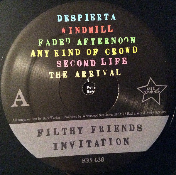 Filthy Friends : Invitation (LP, Album)