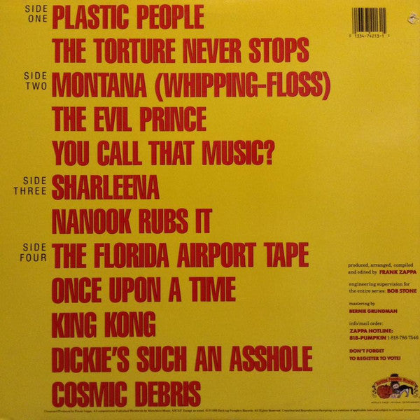 Zappa* : You Can't Do That On Stage Anymore (Sampler) (2xLP, Smplr, Spe)