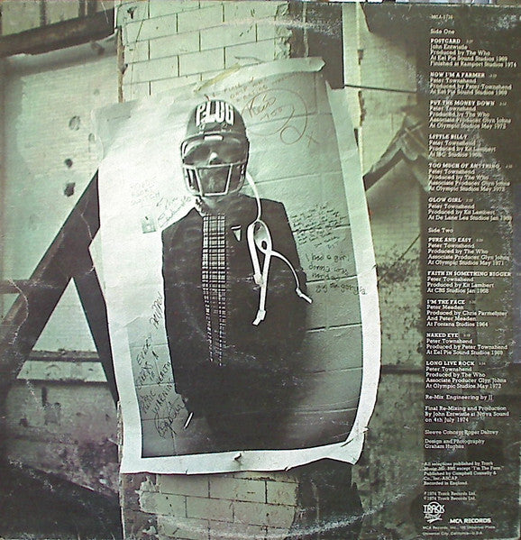 The Who : Odds & Sods (LP, Comp, Glo)