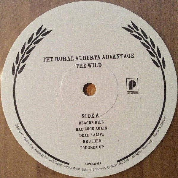 The Rural Alberta Advantage : The Wild (LP, Album, Ltd, Fro)