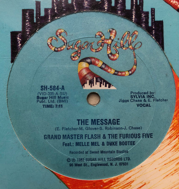Grand Master Flash & The Furious Five* Feat.: Melle Mel & Duke Bootee : The Message (12")