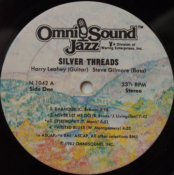 Harry Leahey With Steve Gilmore : Silver Threads (LP)