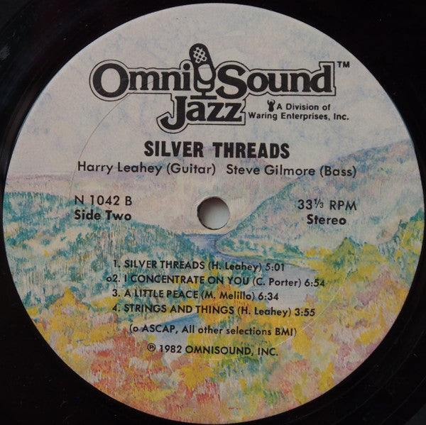 Harry Leahey With Steve Gilmore : Silver Threads (LP)