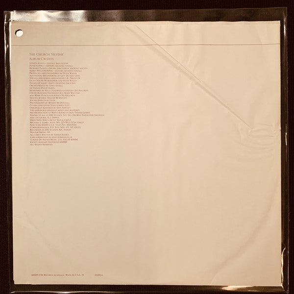 The Church : Heyday (LP, Album, Spe)