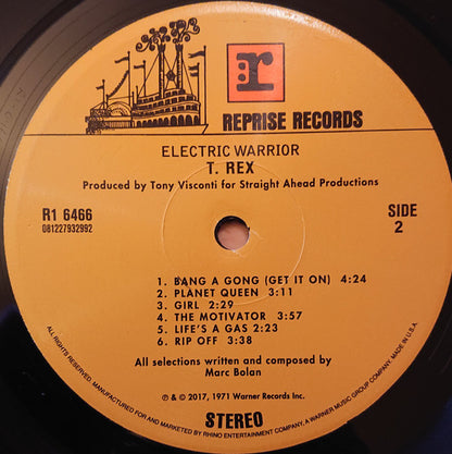 T. Rex : Electric Warrior (LP, Album, Ltd, RE, 180)