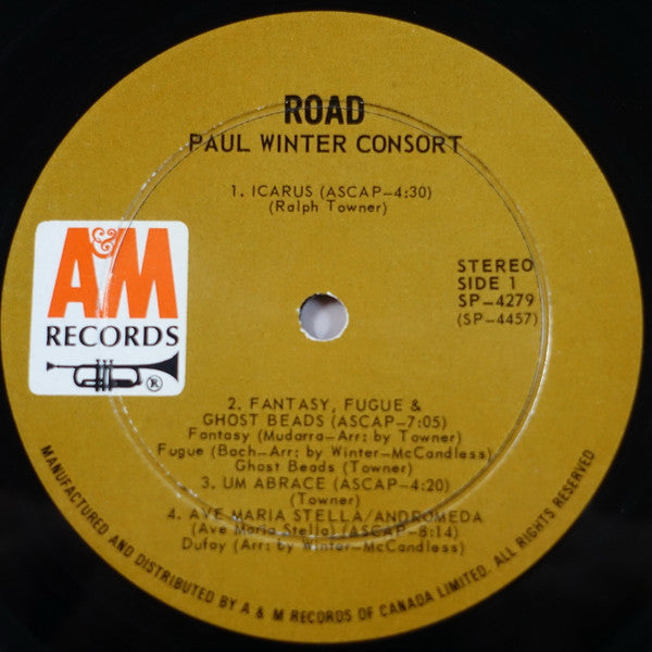 The Winter Consort : Road (LP, Album)