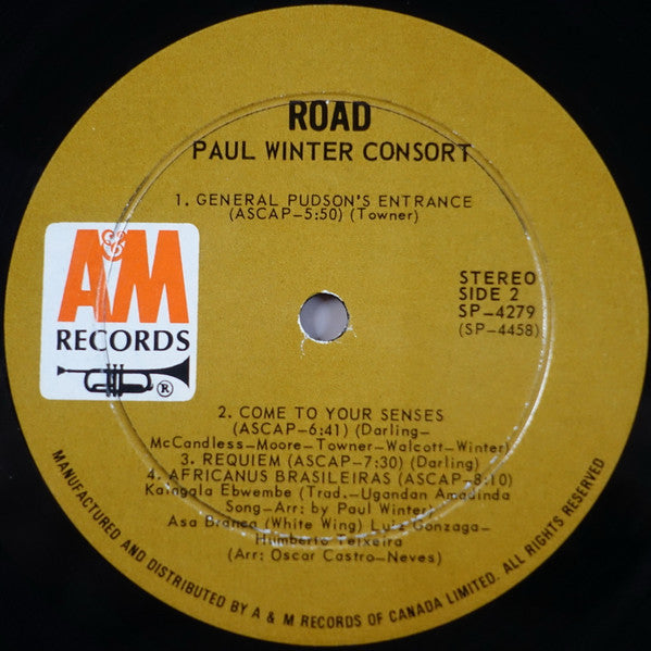 The Winter Consort : Road (LP, Album)