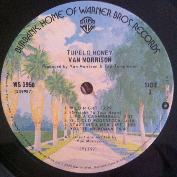 Van Morrison : Tupelo Honey (LP, Album, RE, Jac)