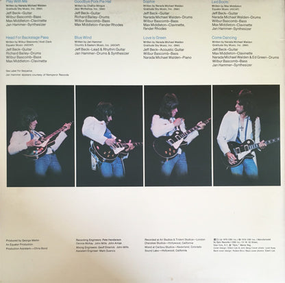 Jeff Beck : Wired (LP, Album, Pit)