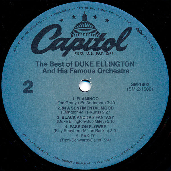 Duke Ellington : The Best Of Duke Ellington And His Famous Orchestra (LP, Comp, RE)