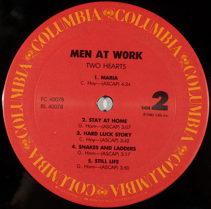 Men At Work : Two Hearts (LP, Album, Gat)