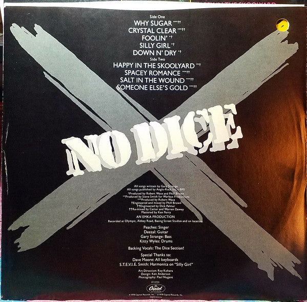 No Dice : No Dice (LP, Album, Win)