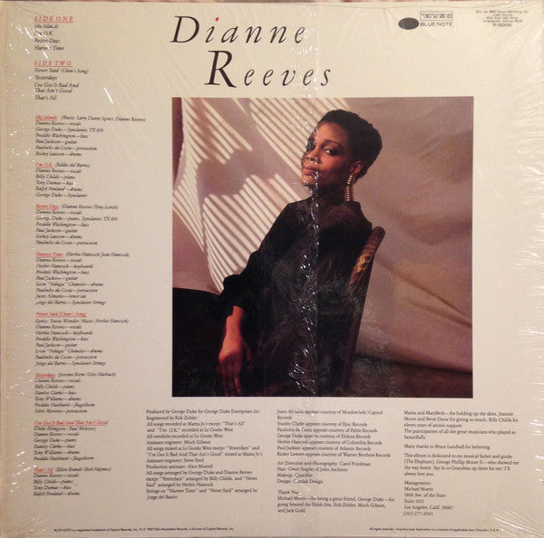 Dianne Reeves : Dianne Reeves (LP, Album, Club)
