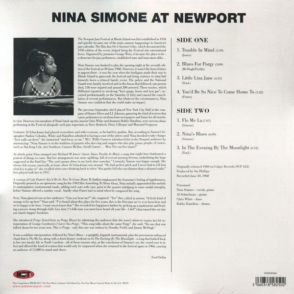 Nina Simone : Nina At Newport (LP, Album, RE, Gre)