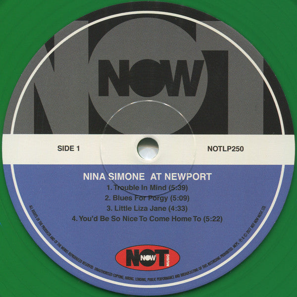 Nina Simone : Nina At Newport (LP, Album, RE, Gre)