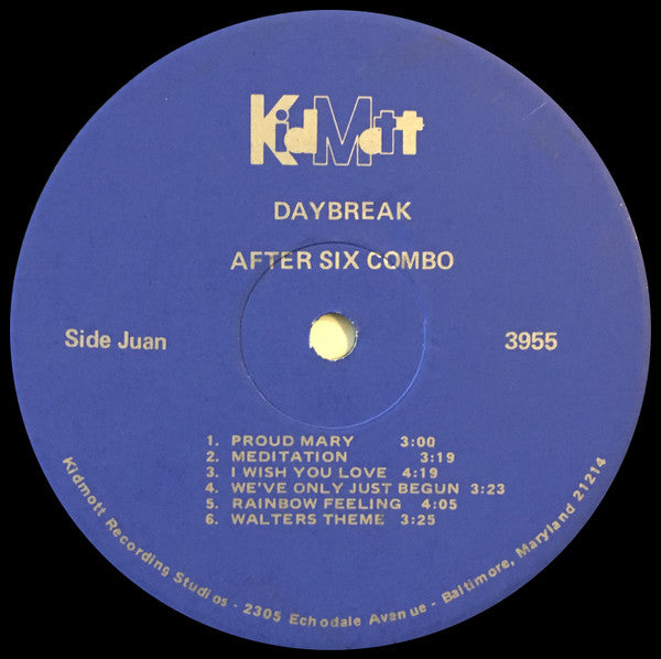 After Six Combo : Daybreak (LP, Album)
