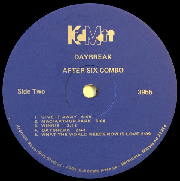After Six Combo : Daybreak (LP, Album)