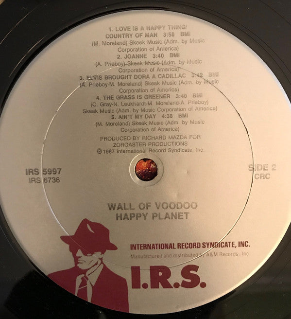 Wall Of Voodoo : Happy Planet (LP, Album, Clu)
