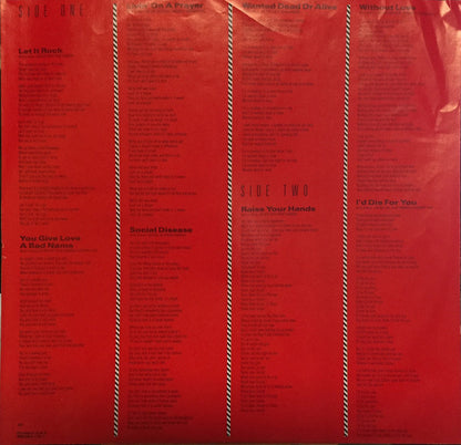 Bon Jovi : Slippery When Wet (LP, Album, 49 )