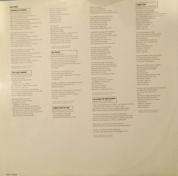 Bob Dylan : Bob Dylan At Budokan (2xLP, Album, Pit)