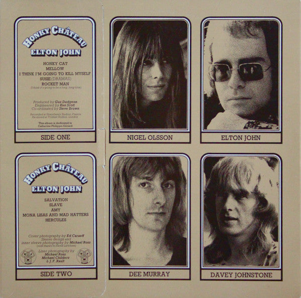 Elton John : Honky Château (LP, Album, Gat)