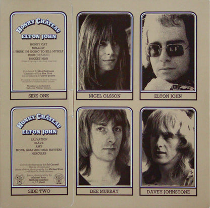 Elton John : Honky Château (LP, Album, Gat)