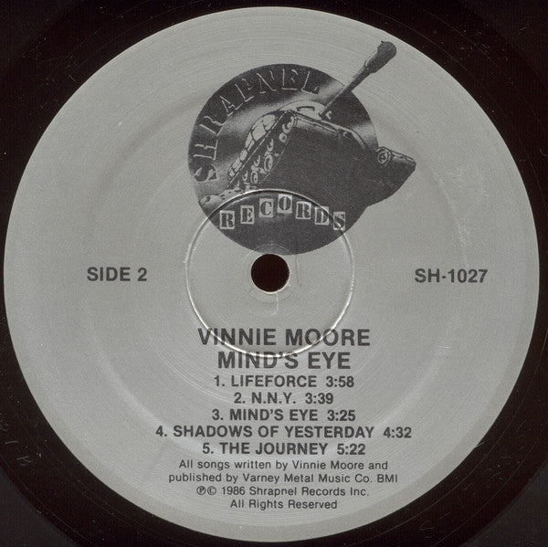 Vinnie Moore : Mind's Eye (LP, Album, Rai)