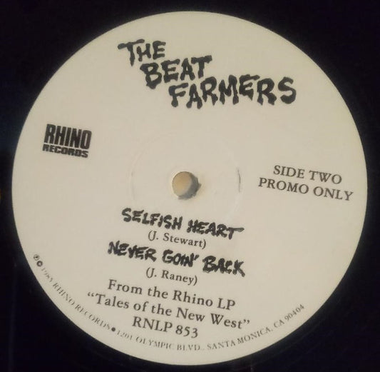 The Beat Farmers : Tales Of The New West (12", EP, Promo)