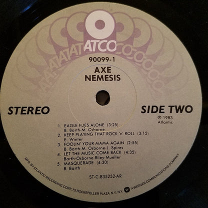 Axe : Nemesis (LP, Album, AR)