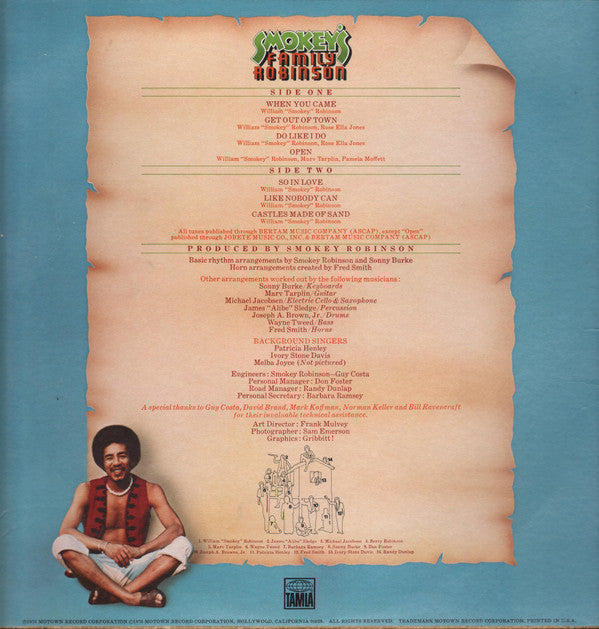 Smokey Robinson : Smokey's Family Robinson (LP, Album)