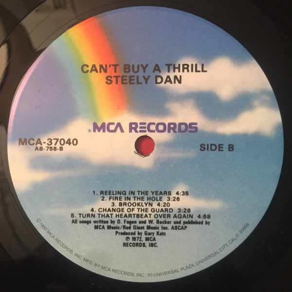 Steely Dan : Can't Buy A Thrill (LP, Album, RE, Glo)