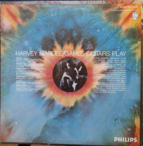 Harvey Mandel : Games Guitars Play (LP, Album)