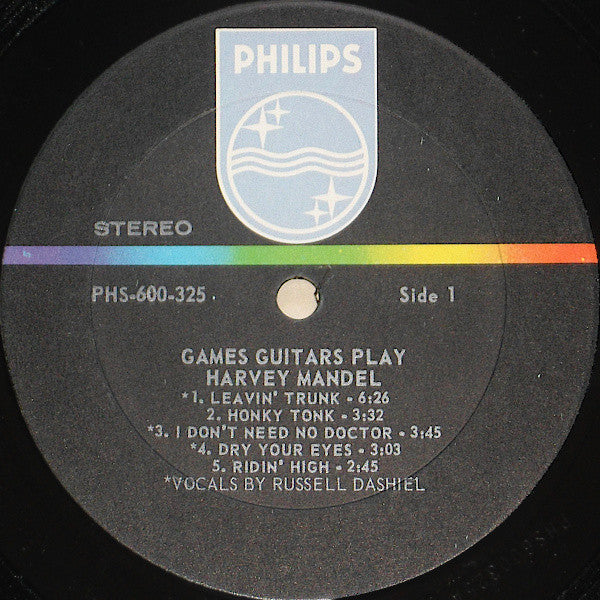 Harvey Mandel : Games Guitars Play (LP, Album)