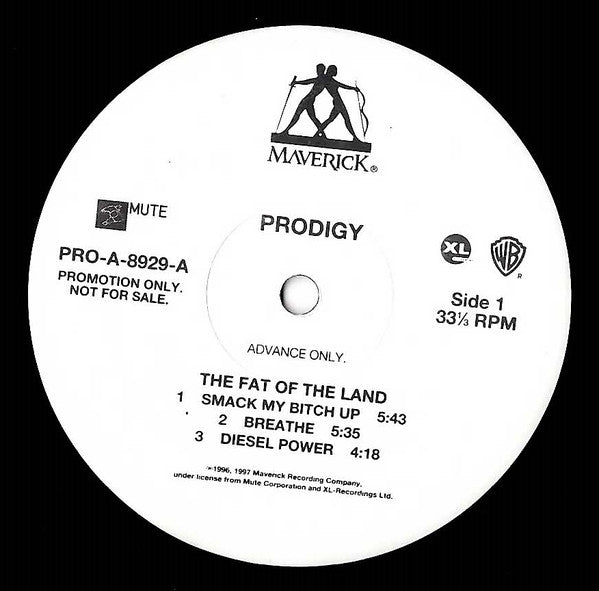 Prodigy* : The Fat Of The Land (2xLP, Album, Promo, Adv)