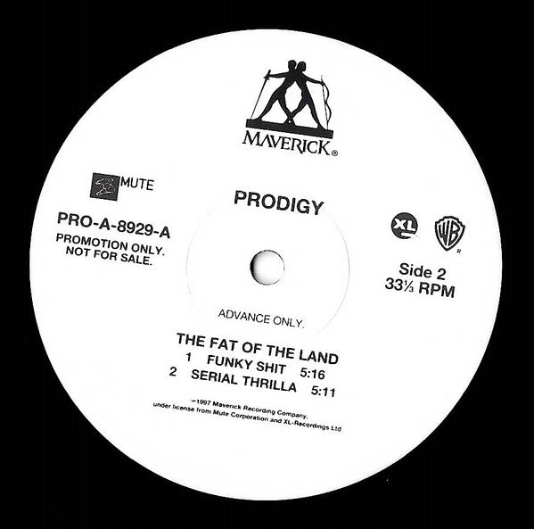 Prodigy* : The Fat Of The Land (2xLP, Album, Promo, Adv)