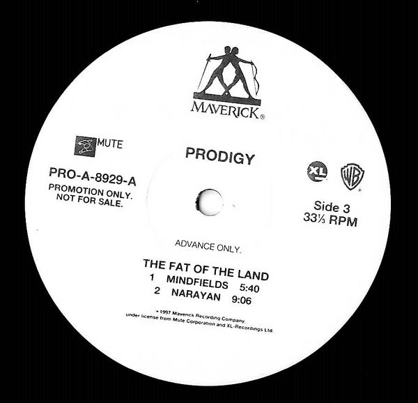 Prodigy* : The Fat Of The Land (2xLP, Album, Promo, Adv)