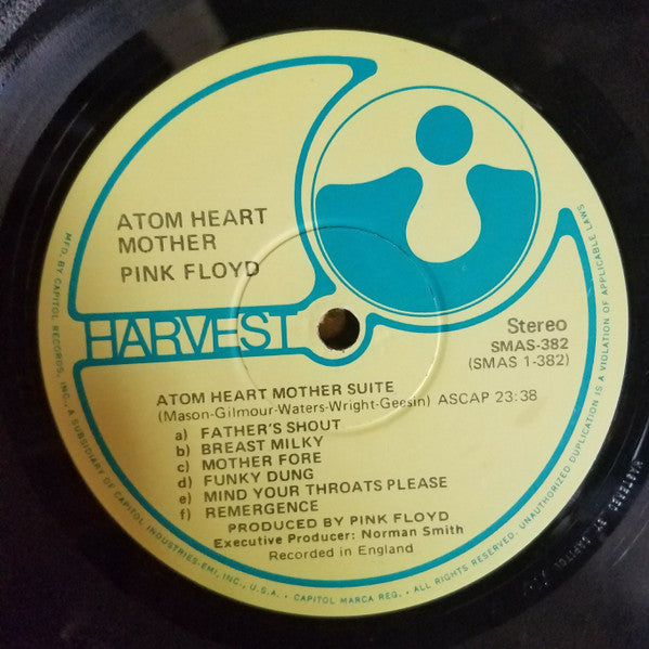 Pink Floyd : Atom Heart Mother (LP, Album, RE, Win)