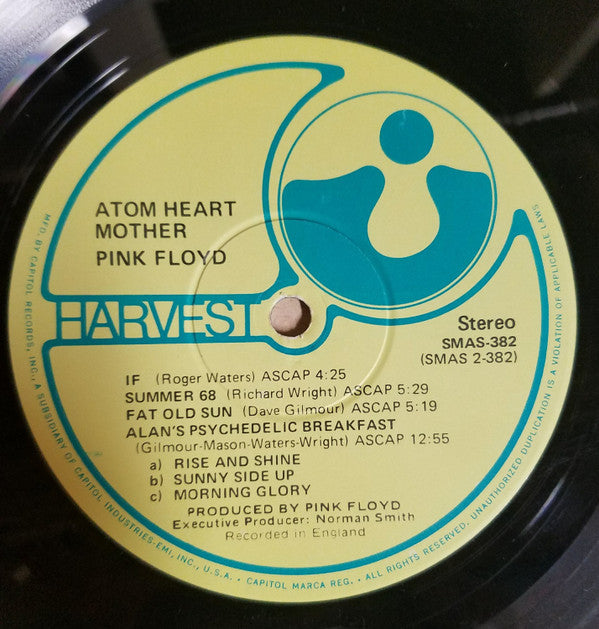 Pink Floyd : Atom Heart Mother (LP, Album, RE, Win)