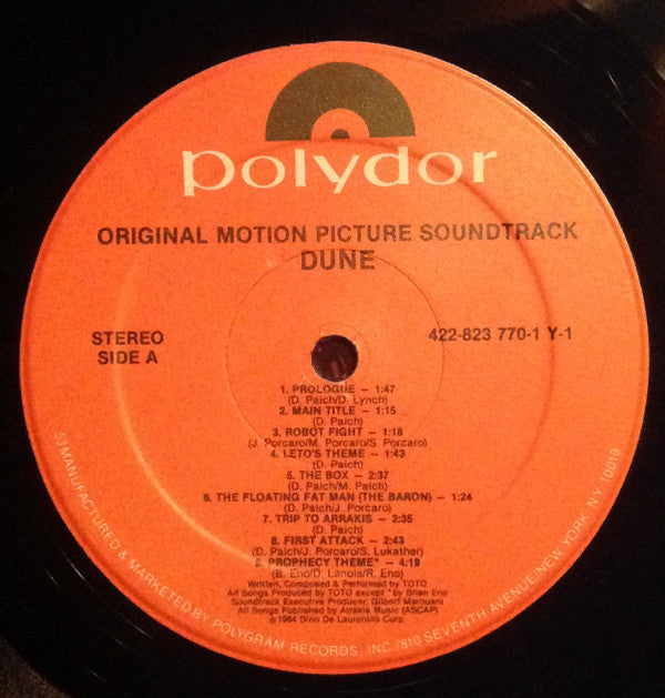 Various : Dune: Original Motion Picture Soundtrack (LP, Album)