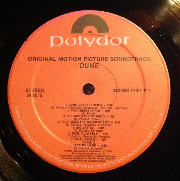 Various : Dune: Original Motion Picture Soundtrack (LP, Album)