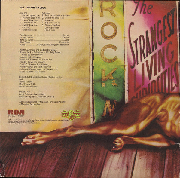 Bowie* : Diamond Dogs (LP, Album, Gat)