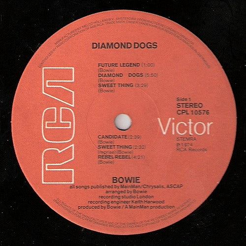 Bowie* : Diamond Dogs (LP, Album, Gat)