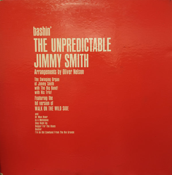The Unpredictable Jimmy Smith* : Bashin' (LP, Album, Mono, MGM)