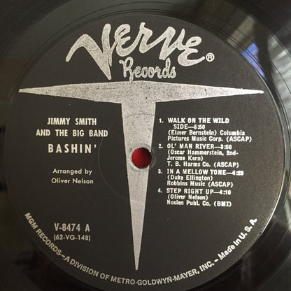 The Unpredictable Jimmy Smith* : Bashin' (LP, Album, Mono, MGM)